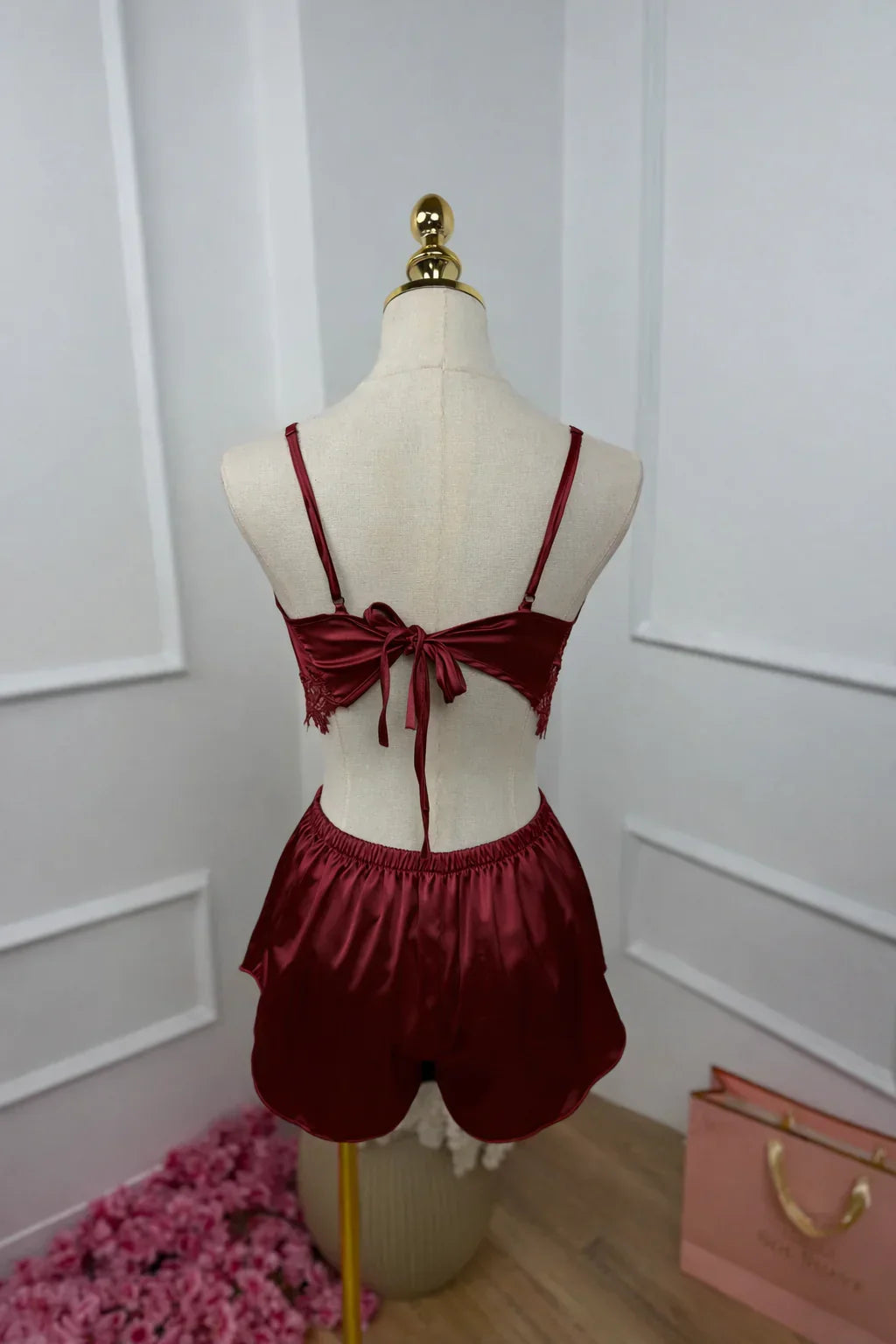 Burgundy Sleepwear Set
