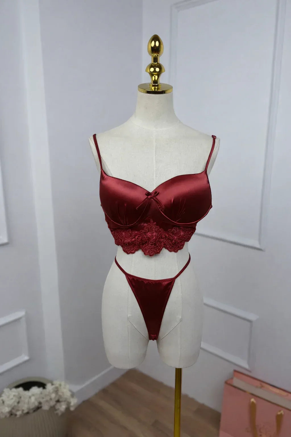 Burgundy Sleepwear Set