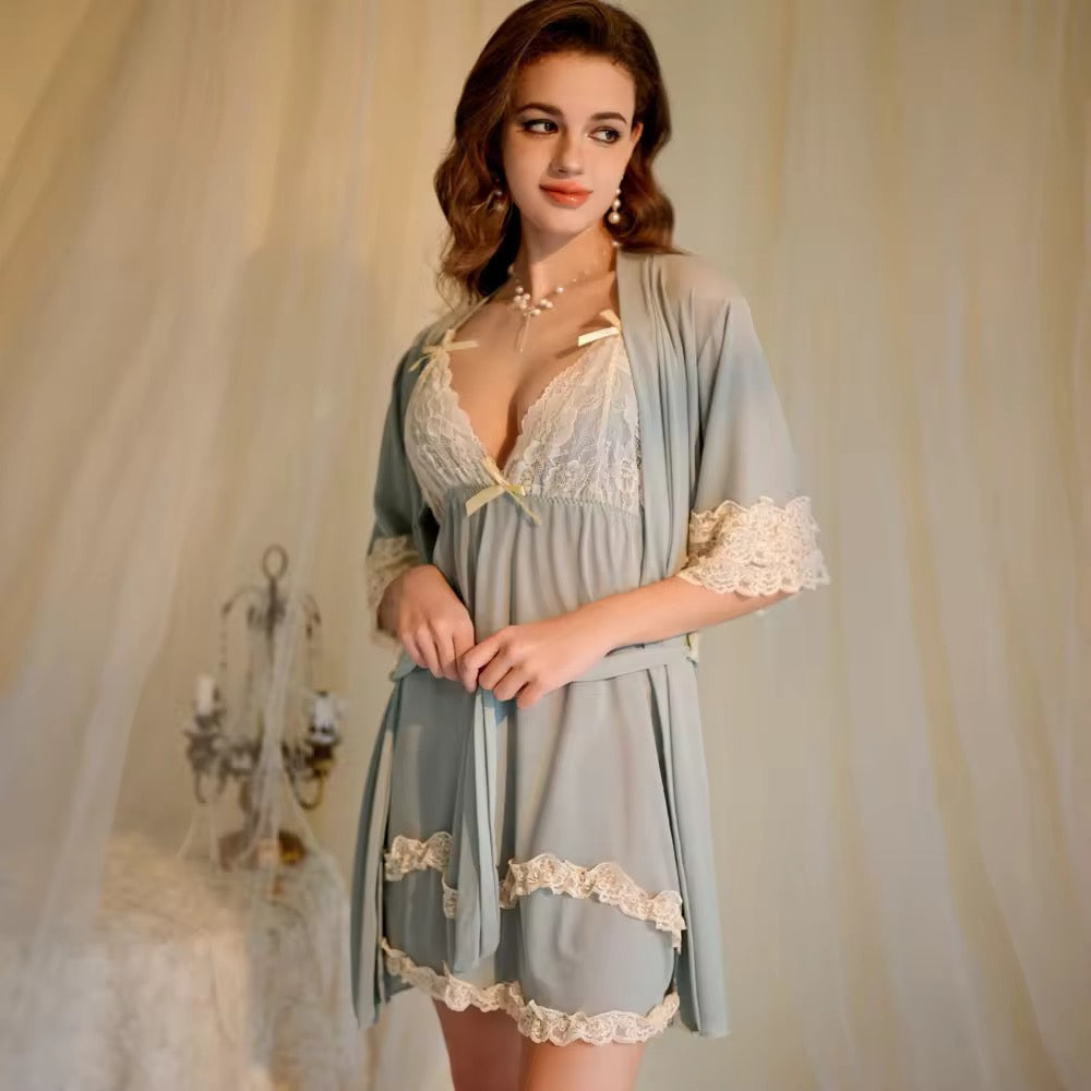Net Two Piece Hot Nighty