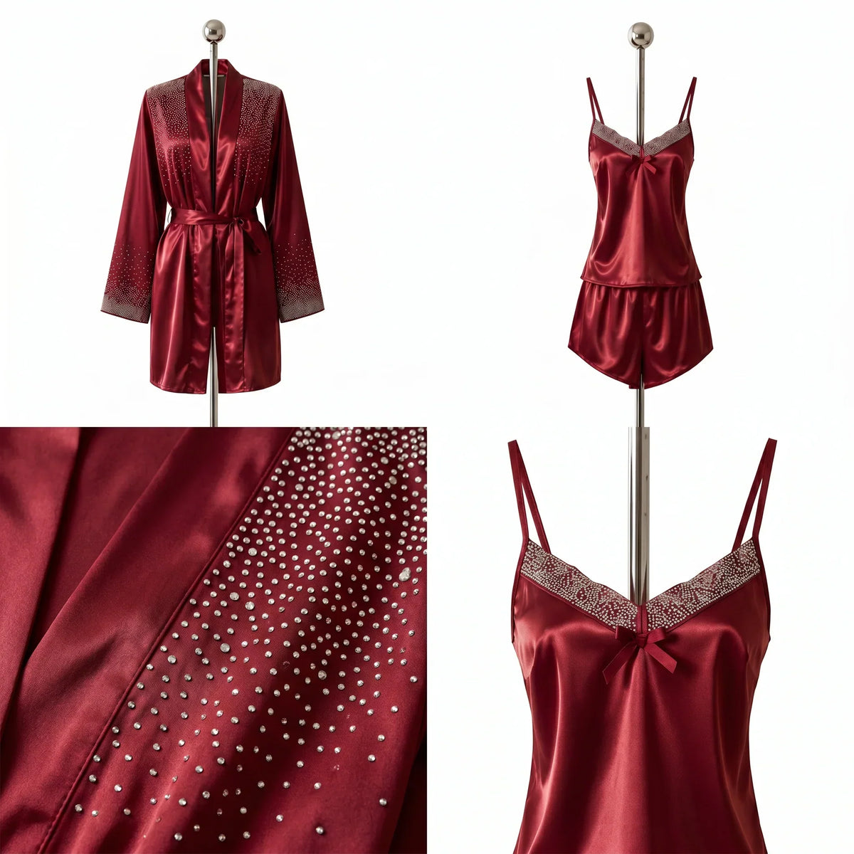 8 PCS Bridal Nightwear Imported
