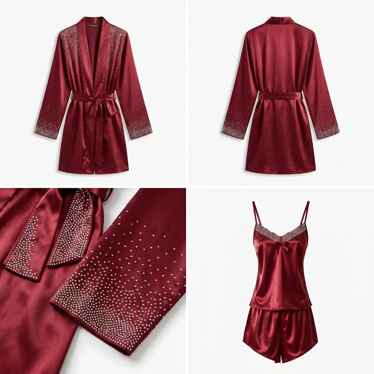 8 PCS Bridal Nightwear Imported